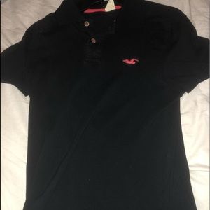 Hollister polo (Black/Red)
